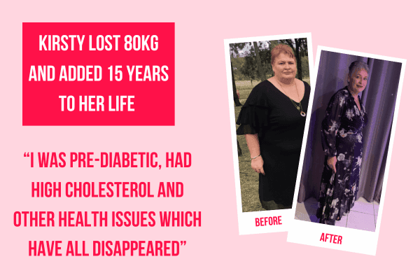 Kirsty Lost 80kg On The Lady Shake