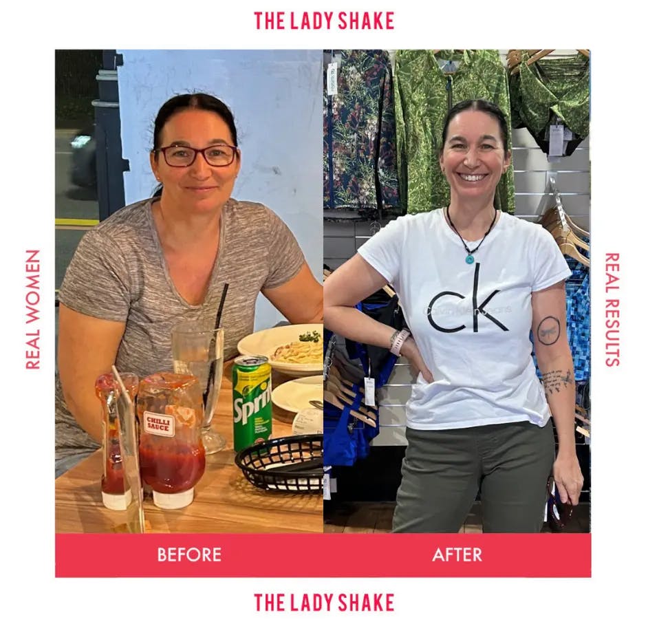 Rebecca lost 13.7kgs on The Lady Shake!  