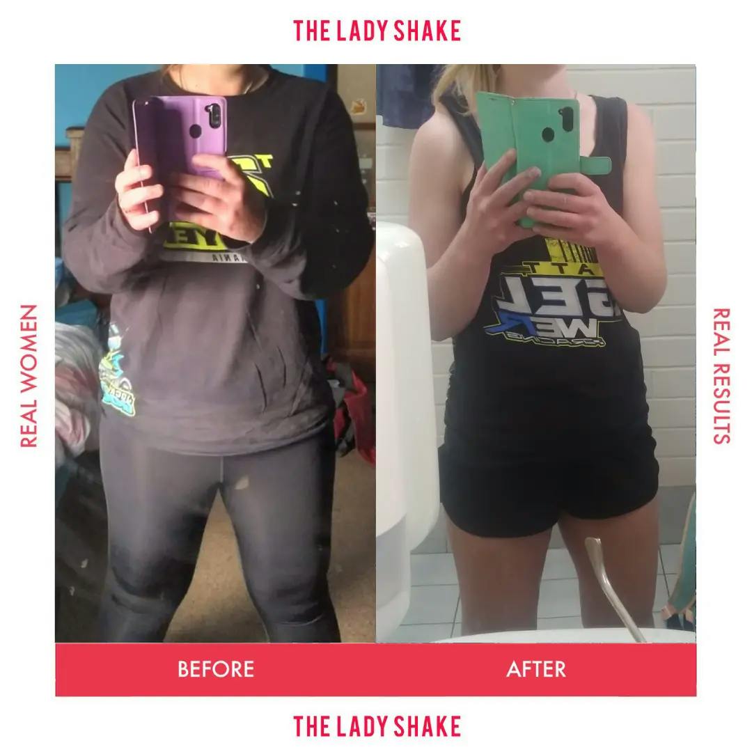 Rikki's 47kg weight loss journey with The Lady Shake