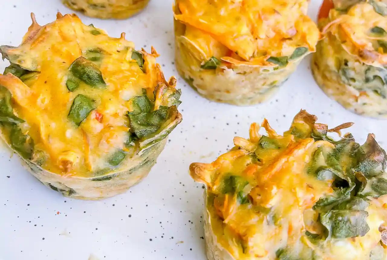 Savoury Spinach and Feta Muffins